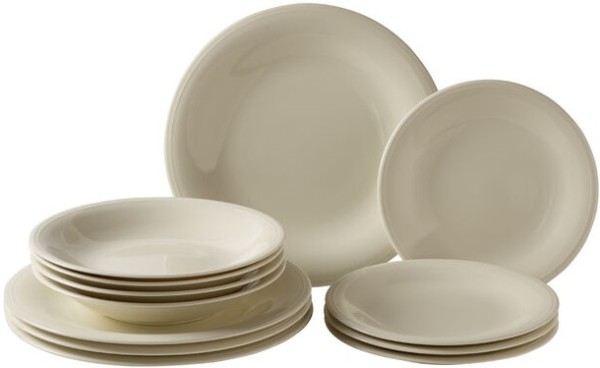 like. by Villeroy & Boch Color Loop Natural Starter-Teller-Set 12tlg.