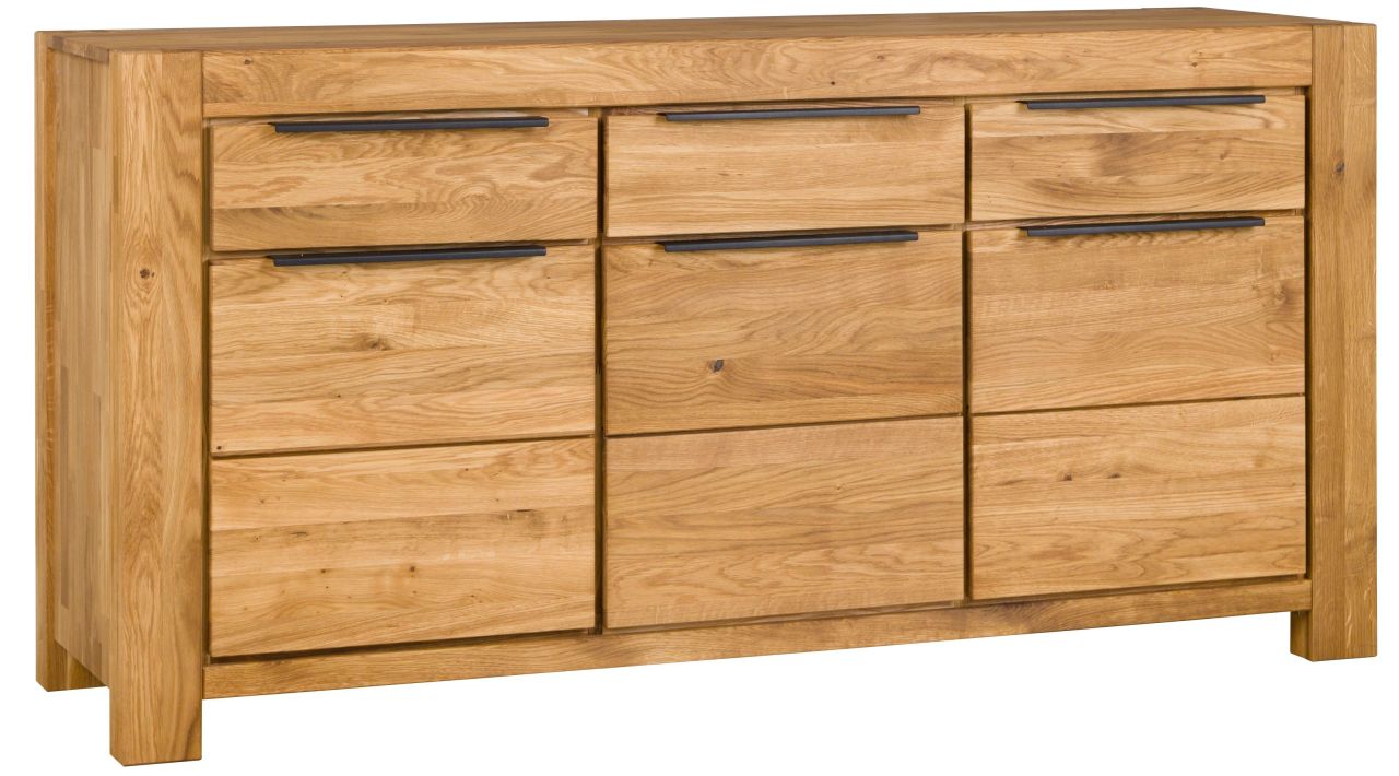 Serie Singapur Sideboard Wildeiche massiv geölt