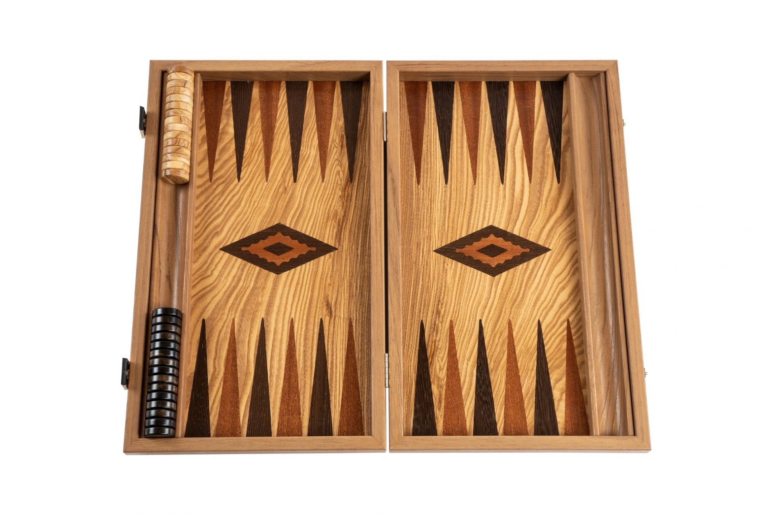 Backgammon Olivenholz medium