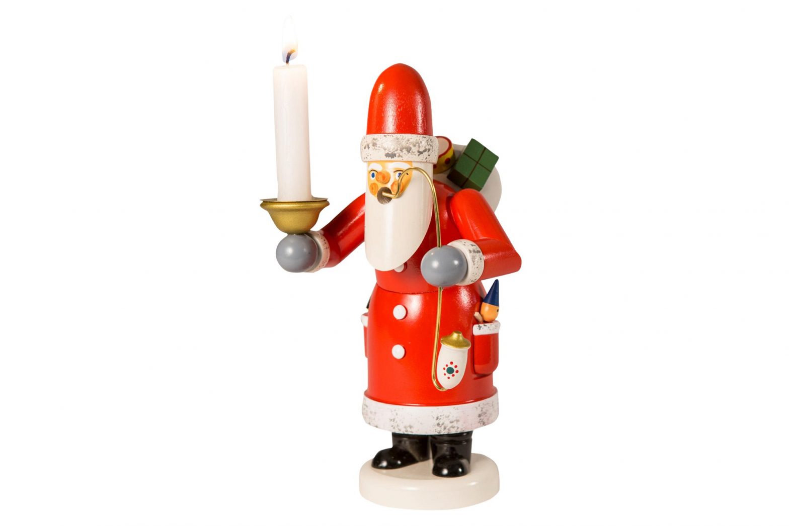 Räuchermännchen Nikolaus mit Kerze