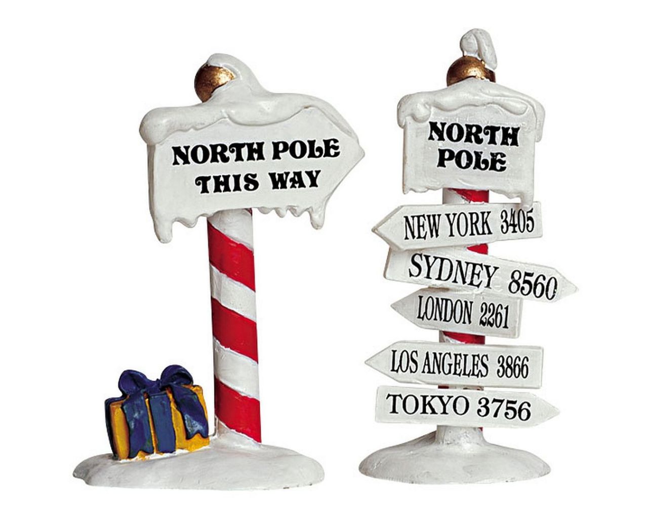 LEMAX – North Pole Signs, Set/2