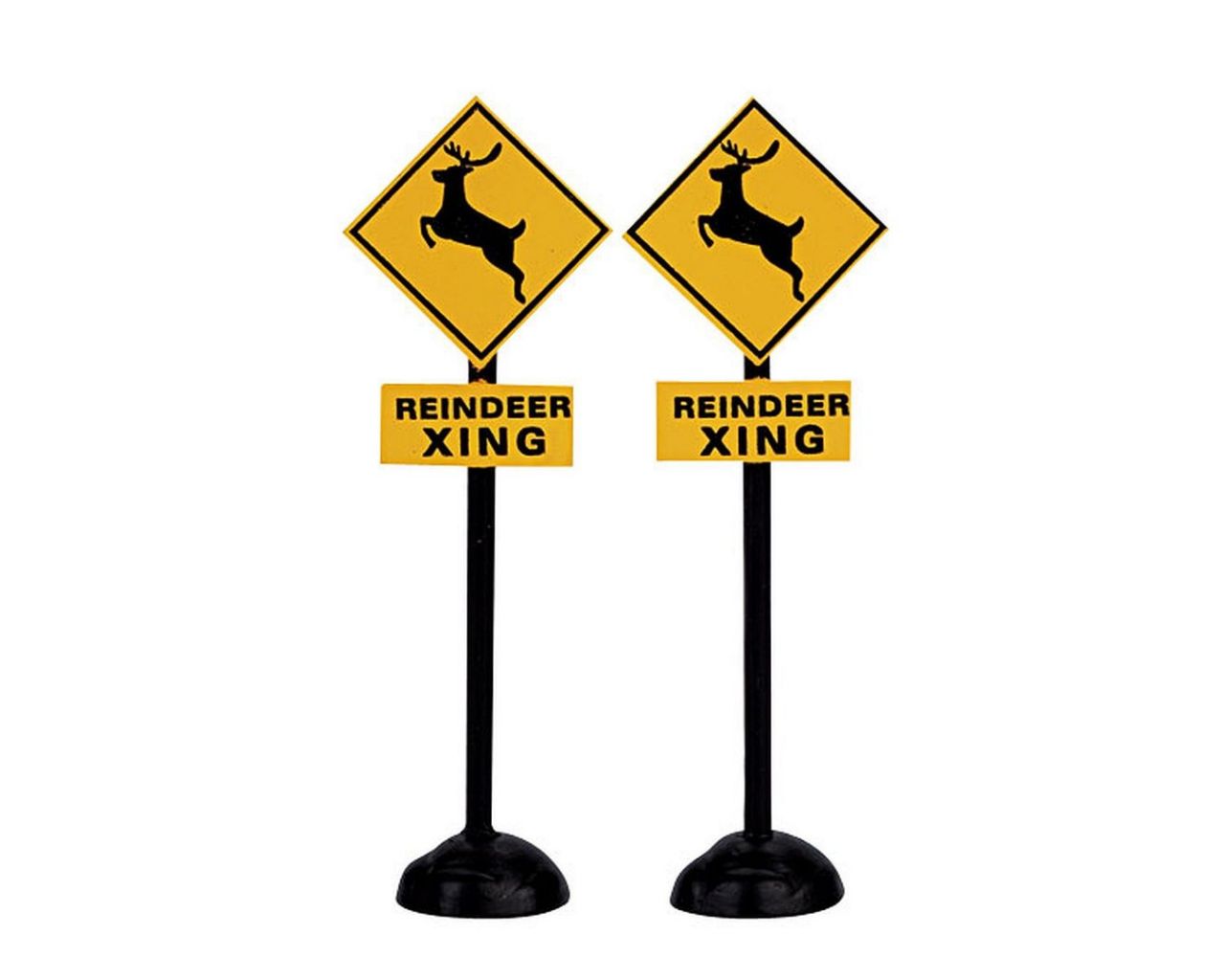 LEMAX – Reindeer Crossing Sign, Set/2