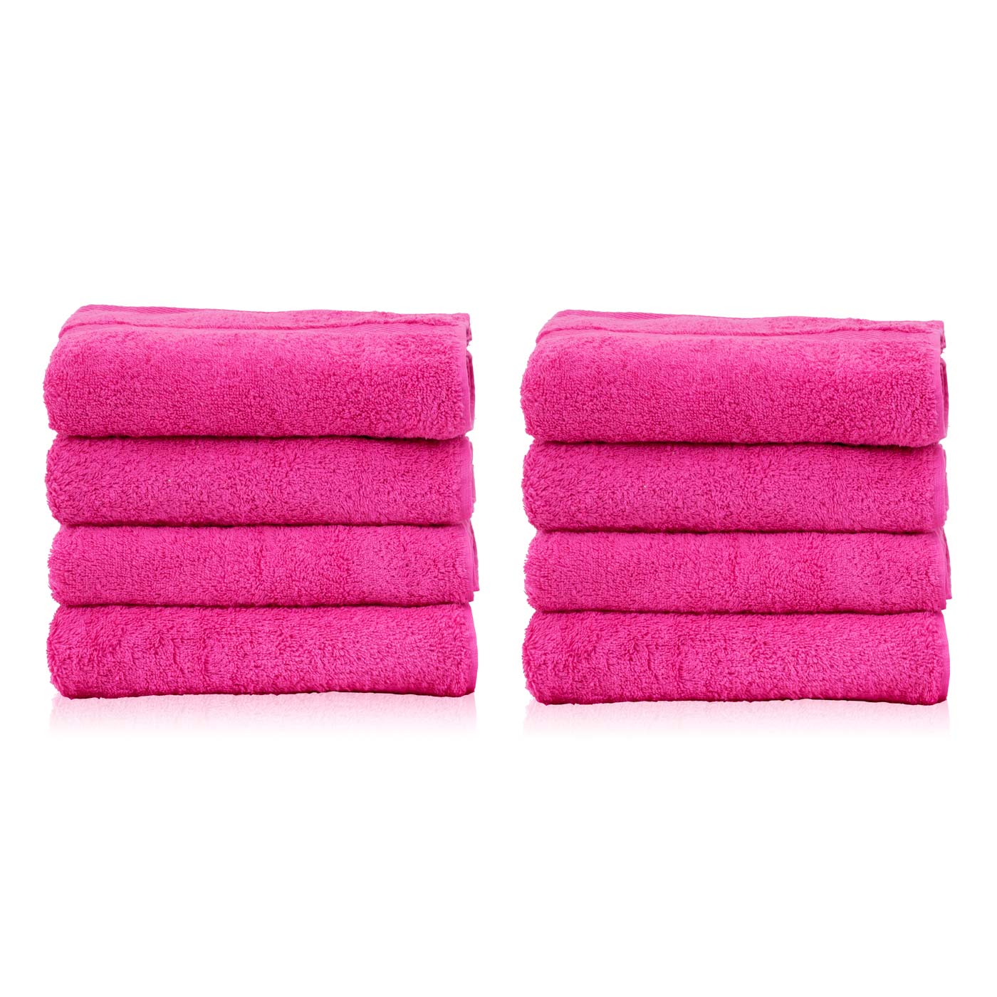 8 tlg. Handtuch Spar Set – etérea Basic – Farbe Pink