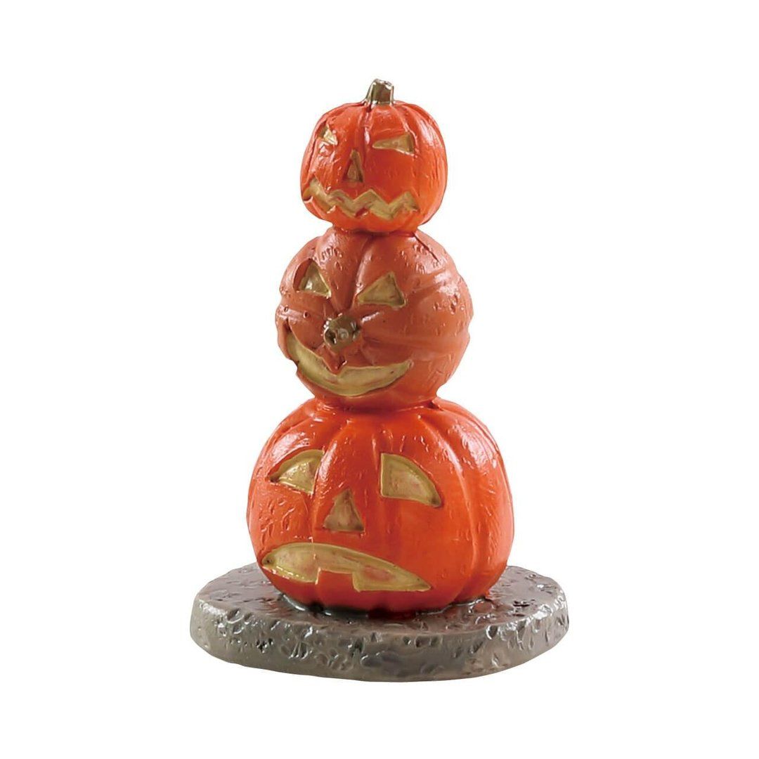 LEMAX – Stacked Spooky Pumpkins