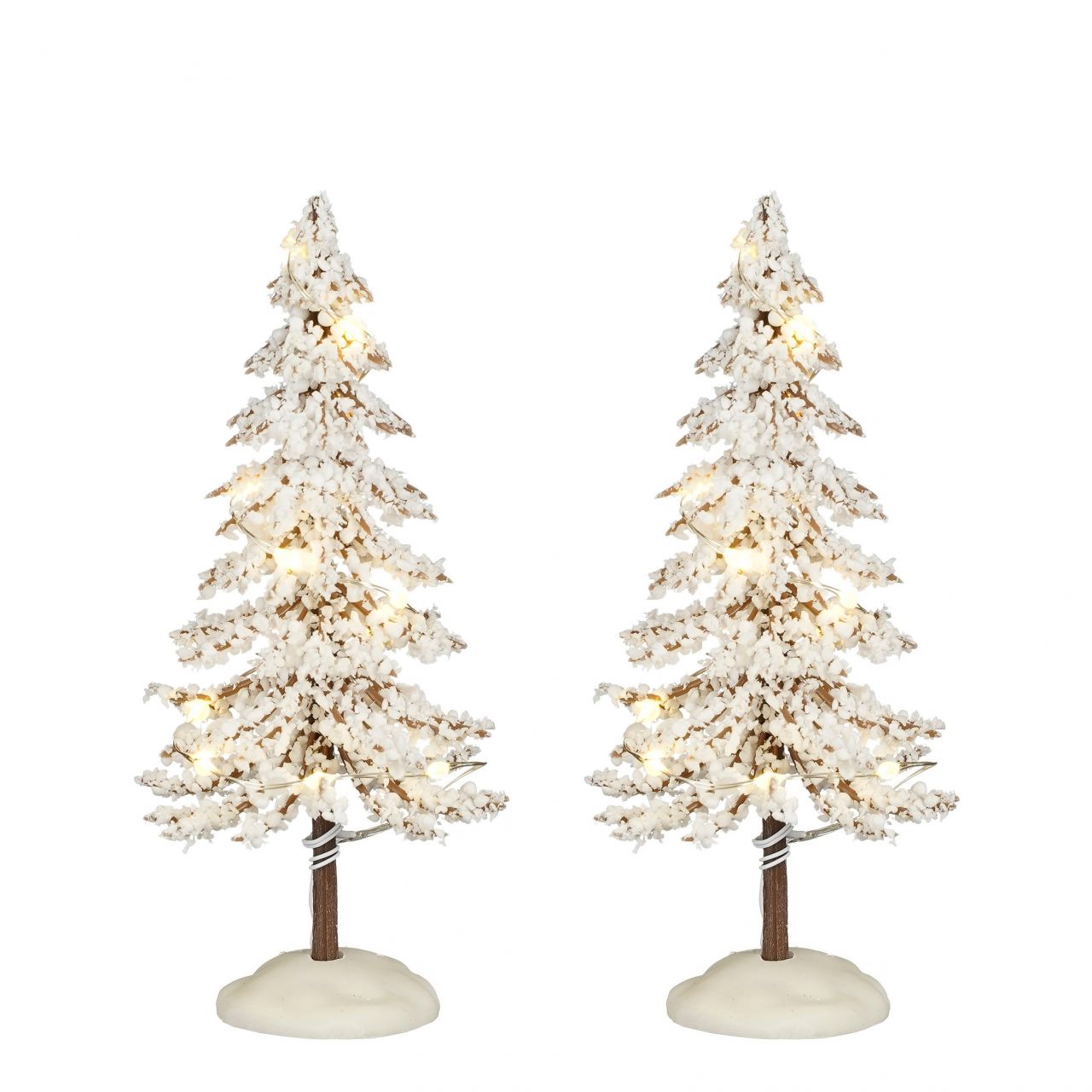 LUVILLE – Lighted Snowy Tree, Set/2