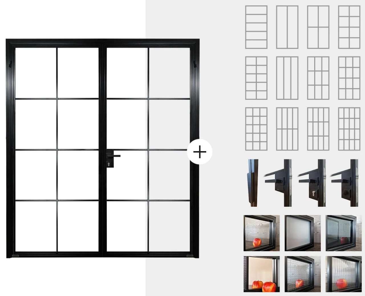 LOFT FRENCH Doppeldrehtür KONFIGURATOR