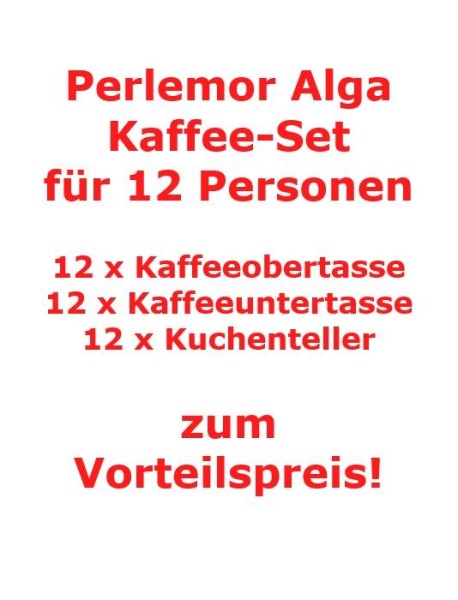 like. by Villeroy & Boch Perlemor Alga Kaffee-Set für 12 Personen / 36 Teile