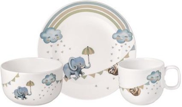 Villeroy & Boch Walk like an Elephant Kindergeschirr Set 3tlg.