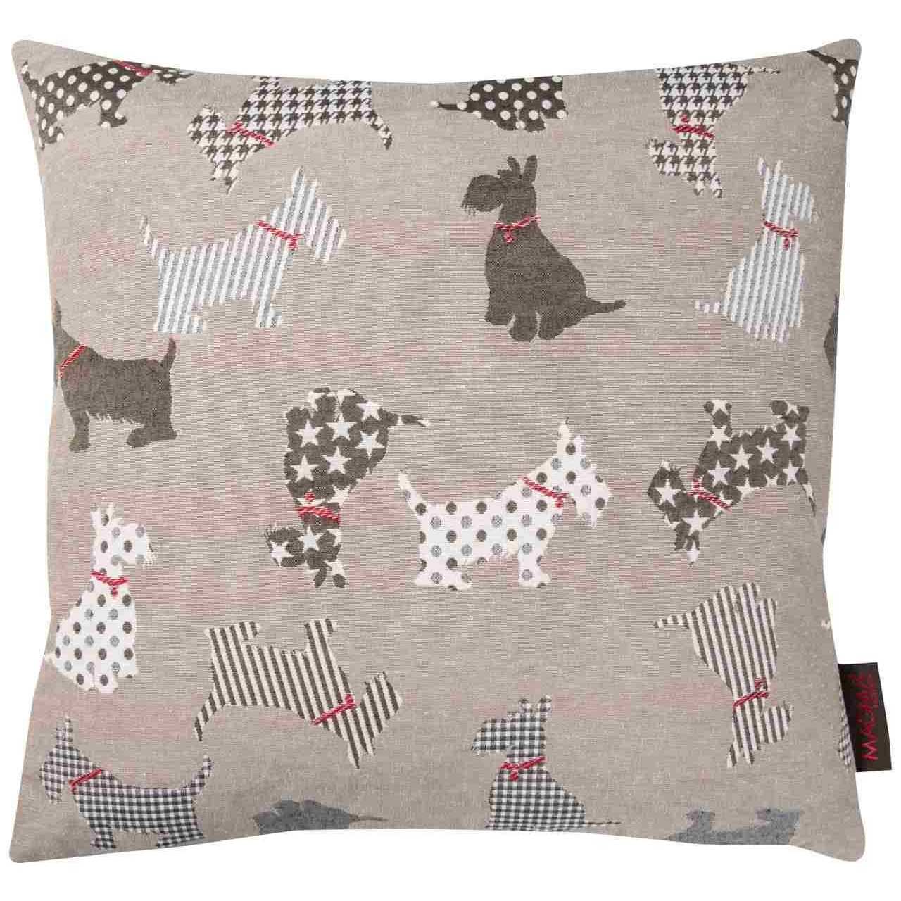 Magma Kissenhülle Hund Beige Fiffi 40×40 cm