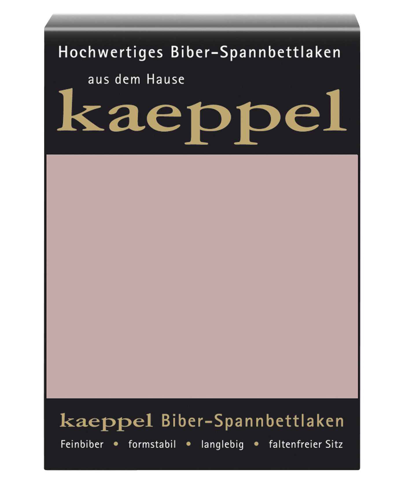 Kaeppel Biber Spannbettlaken Einfarbig Rosenholz 90×200 cm – 100×200 cm