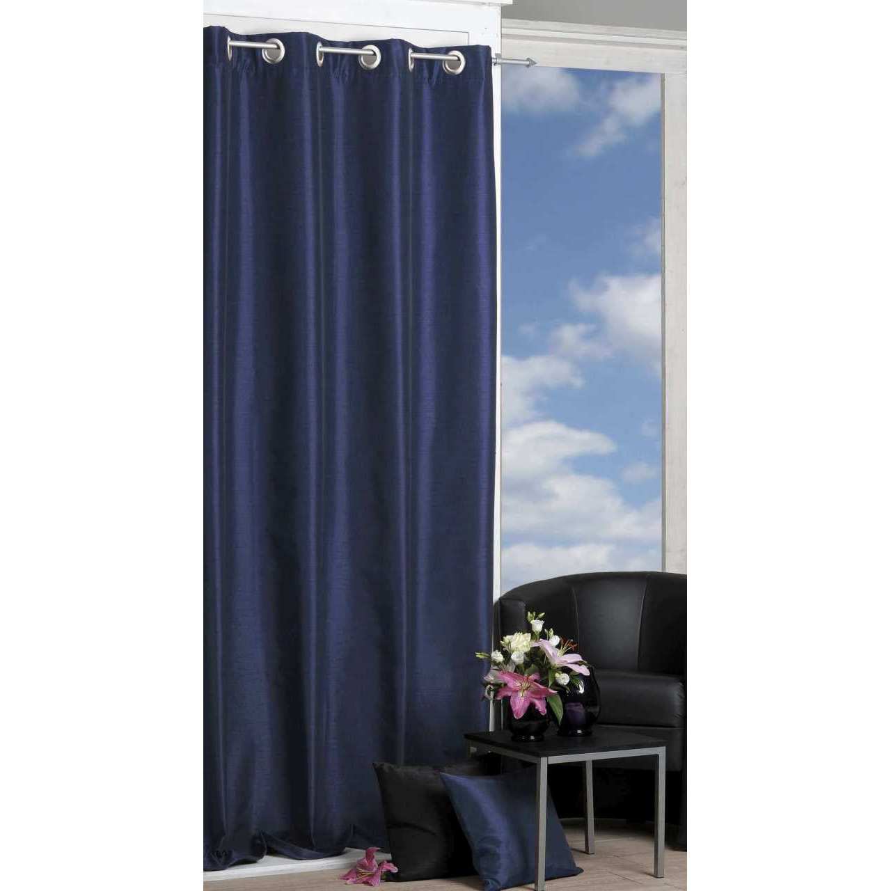 hopeg Thermogardine Alessia mit Ösen 140x245cm Blau