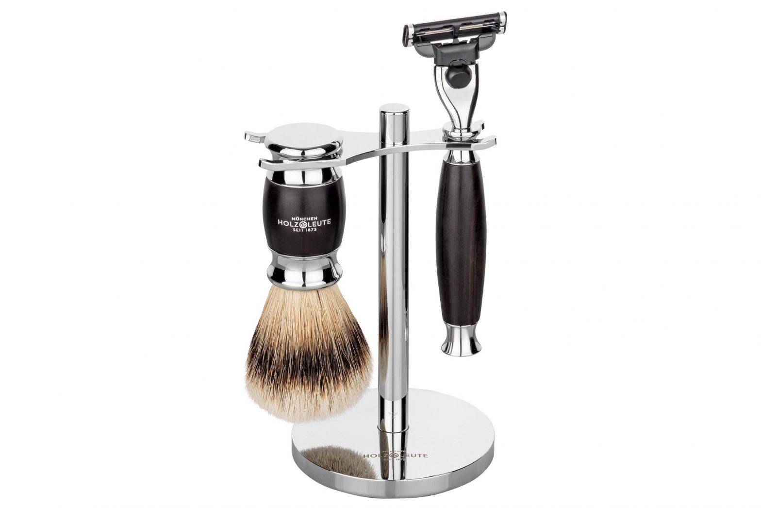 Rasierset Klassik Ebenholz mit Nassrasierer Gillette® Mach3®