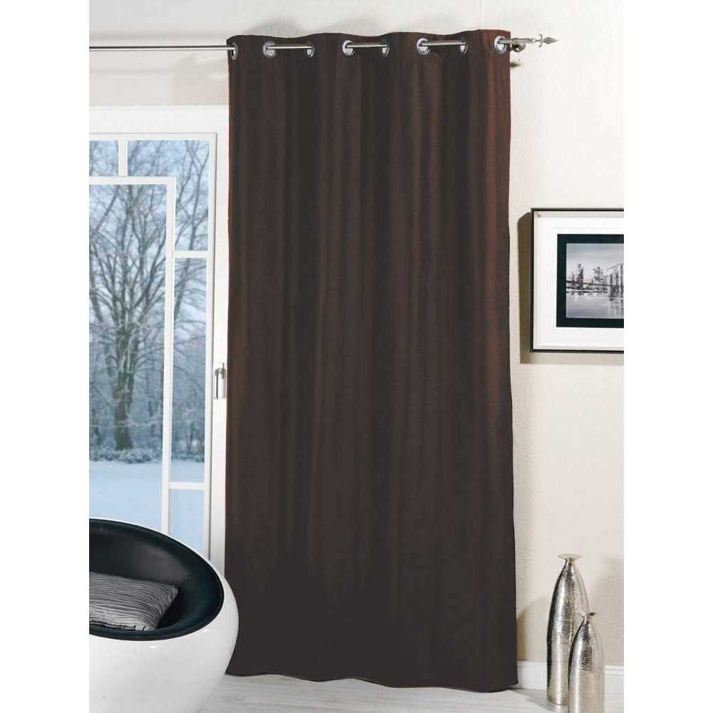 Rally-Fashion Thermo-Ösenschal FROSTY mit Ringen 135×245 cm Braun