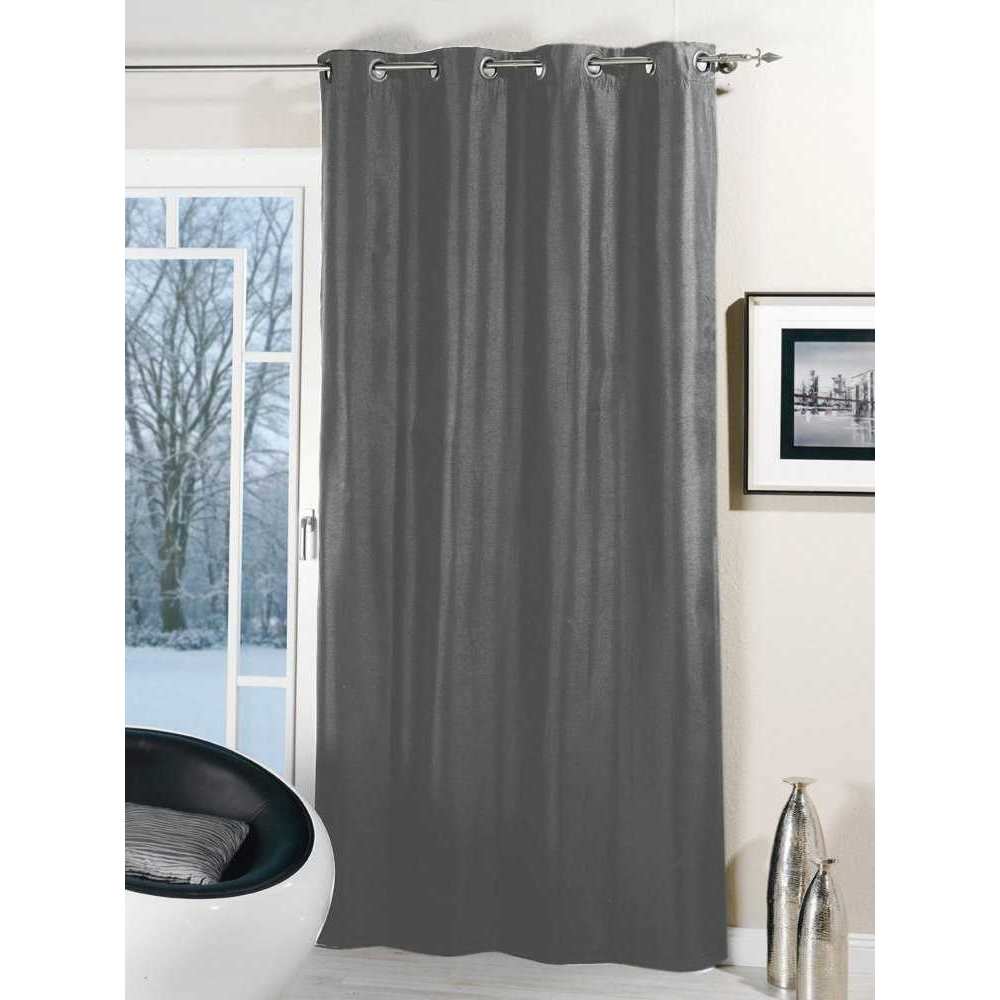 Rally-Fashion Thermo-Ösenschal FROSTY mit Ringen 135×245 cm Grau