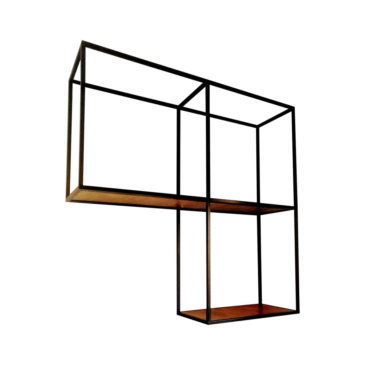 GRID FRAME – Wandregal im Loft Stil 33