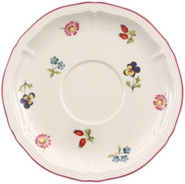 Villeroy & Boch Petite Fleur Frühstücksuntertasse / Cappucinountertasse 17cm