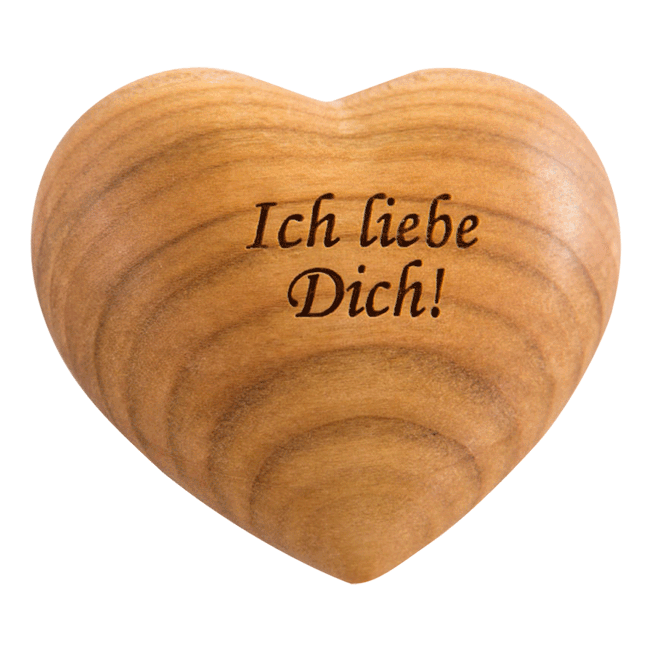 Holzherz "Ich liebe Dich"