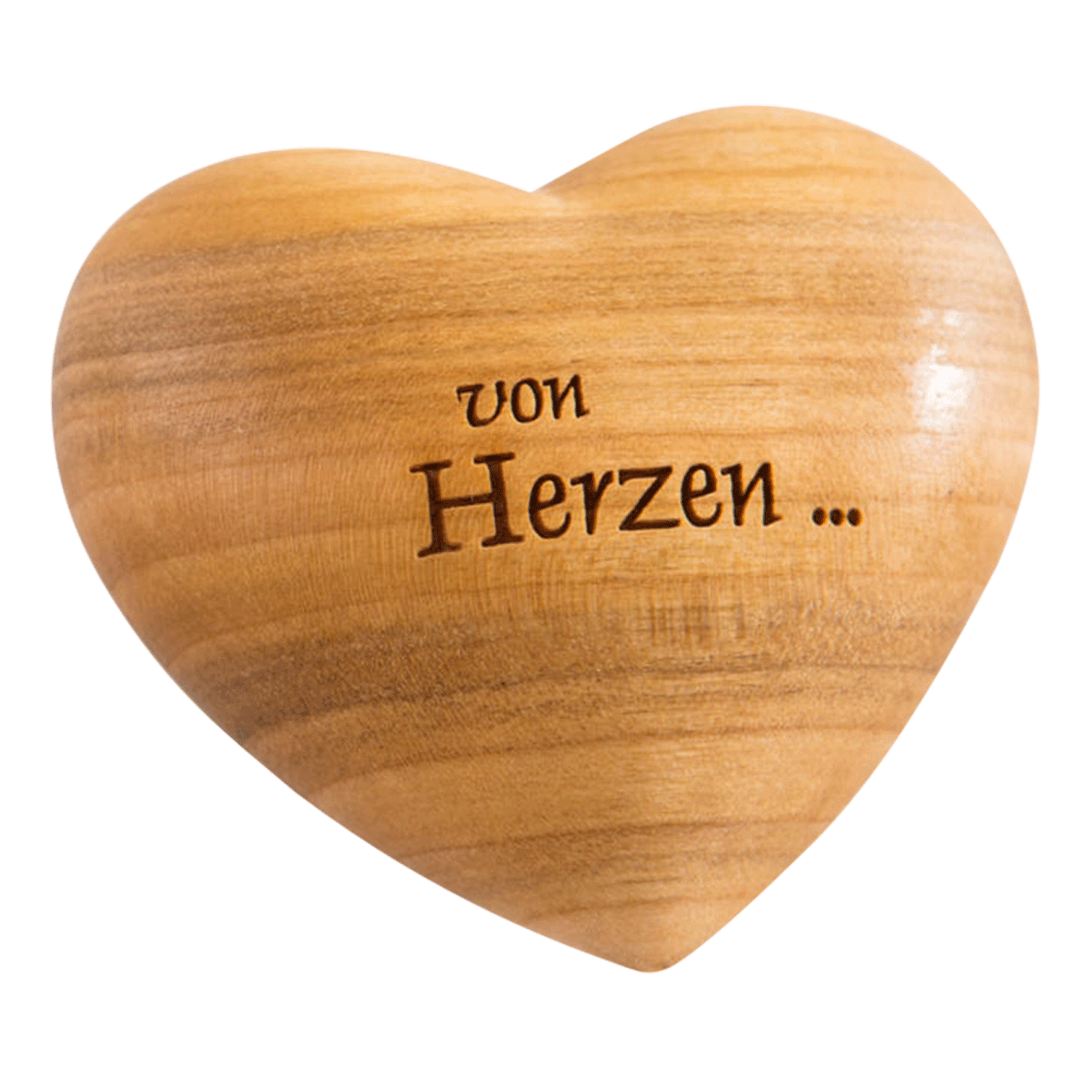 Holzherz "von Herzen"