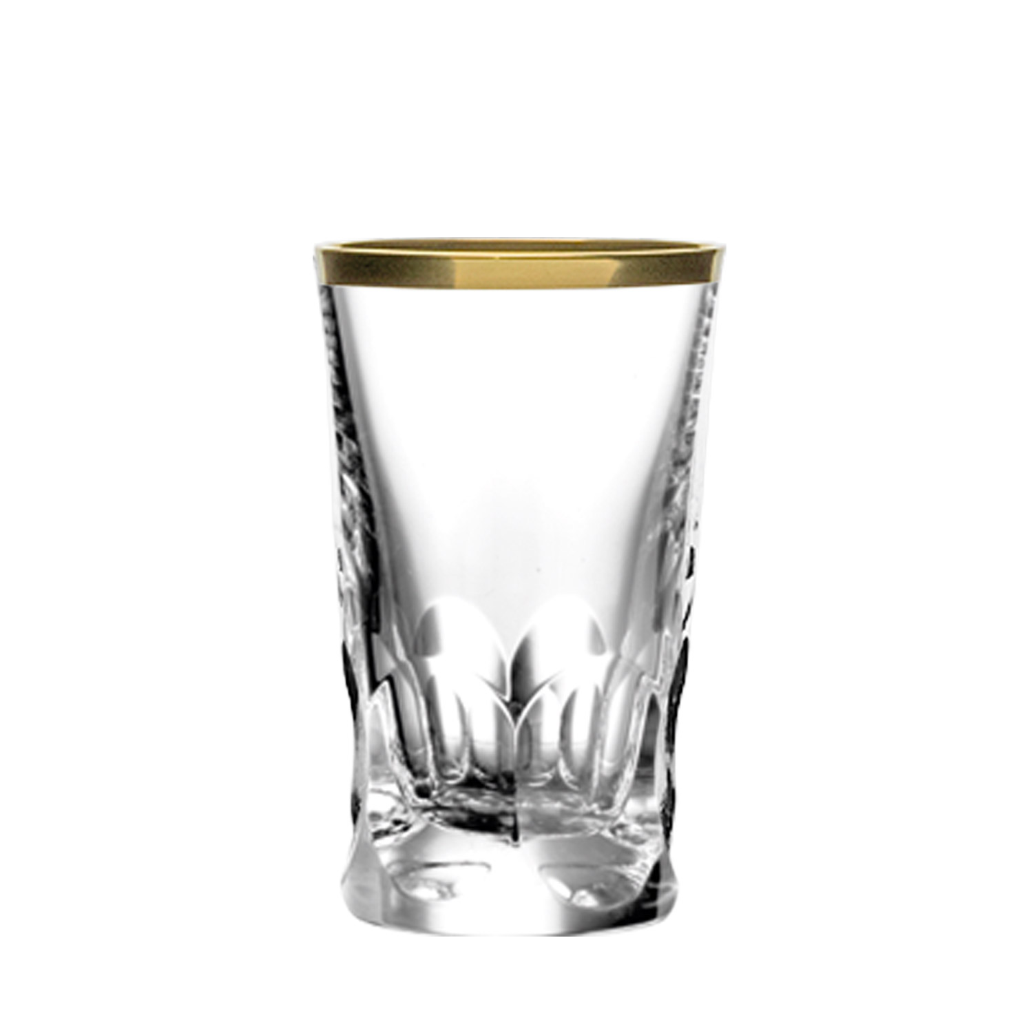 Shot Glas Kristall Palais Platin klar (8 cm)