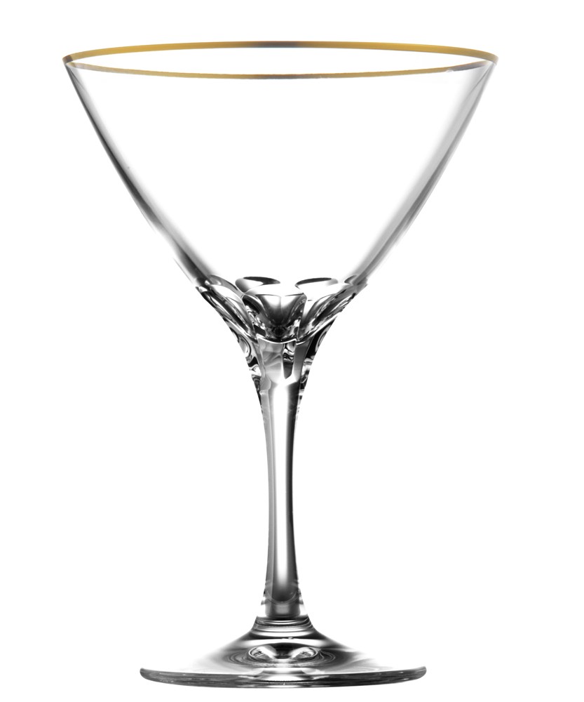 Cocktailglas Kristall Palais Gold klar (17,5cm)