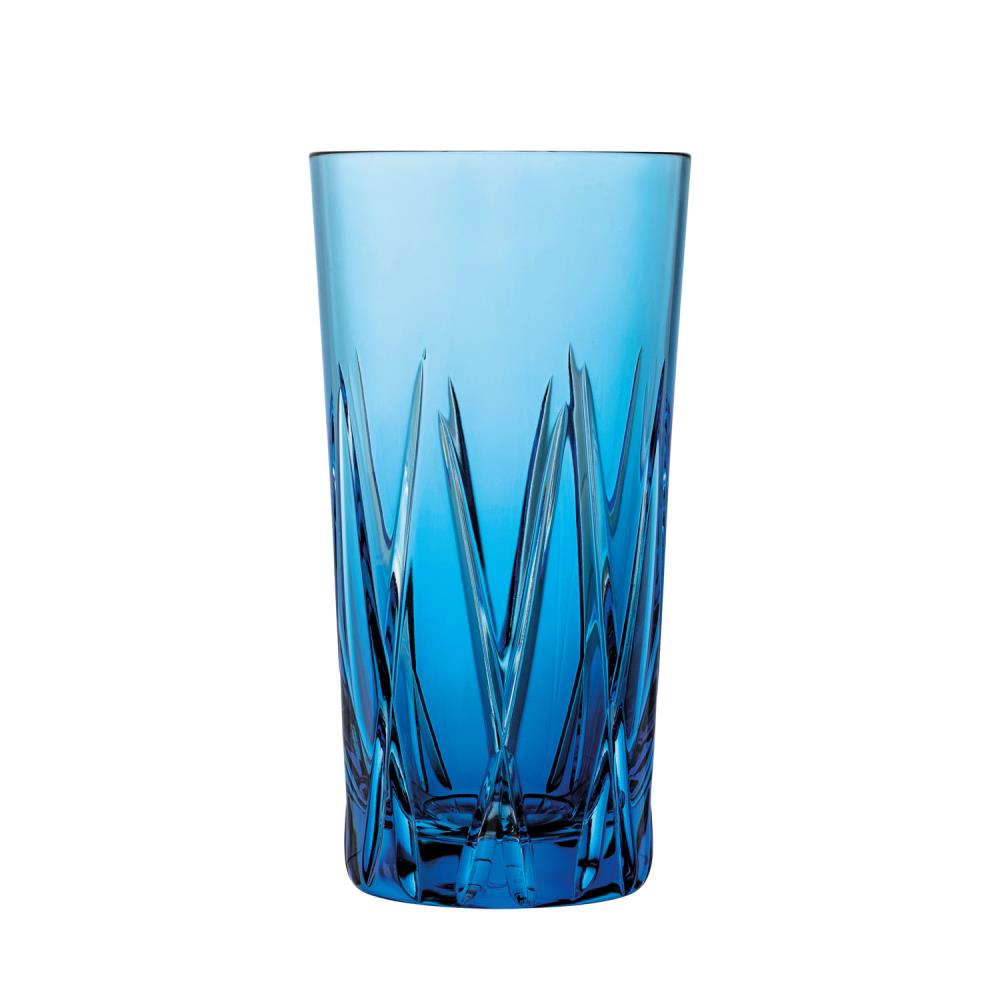 Becher Kristall London aqua (14 cm)