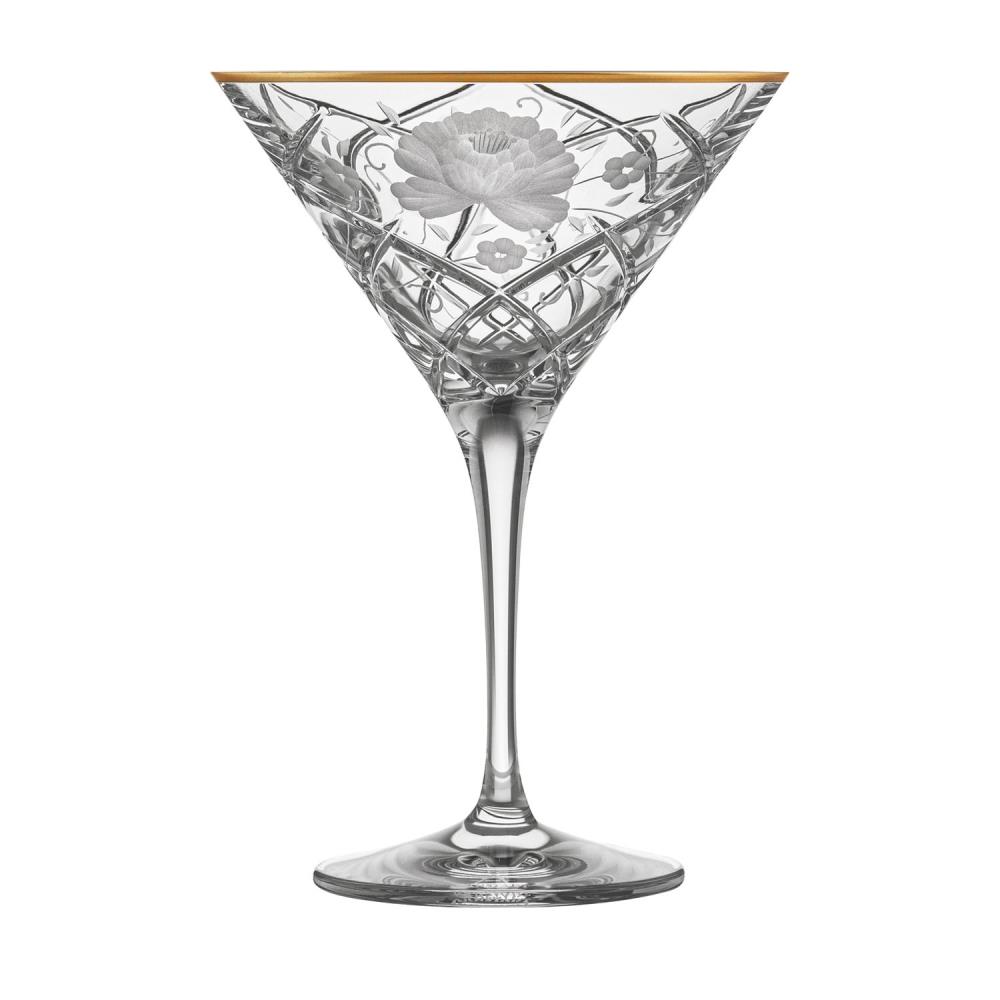 Cocktailglas Kristall Sunrose Gold klar (17,5 cm)