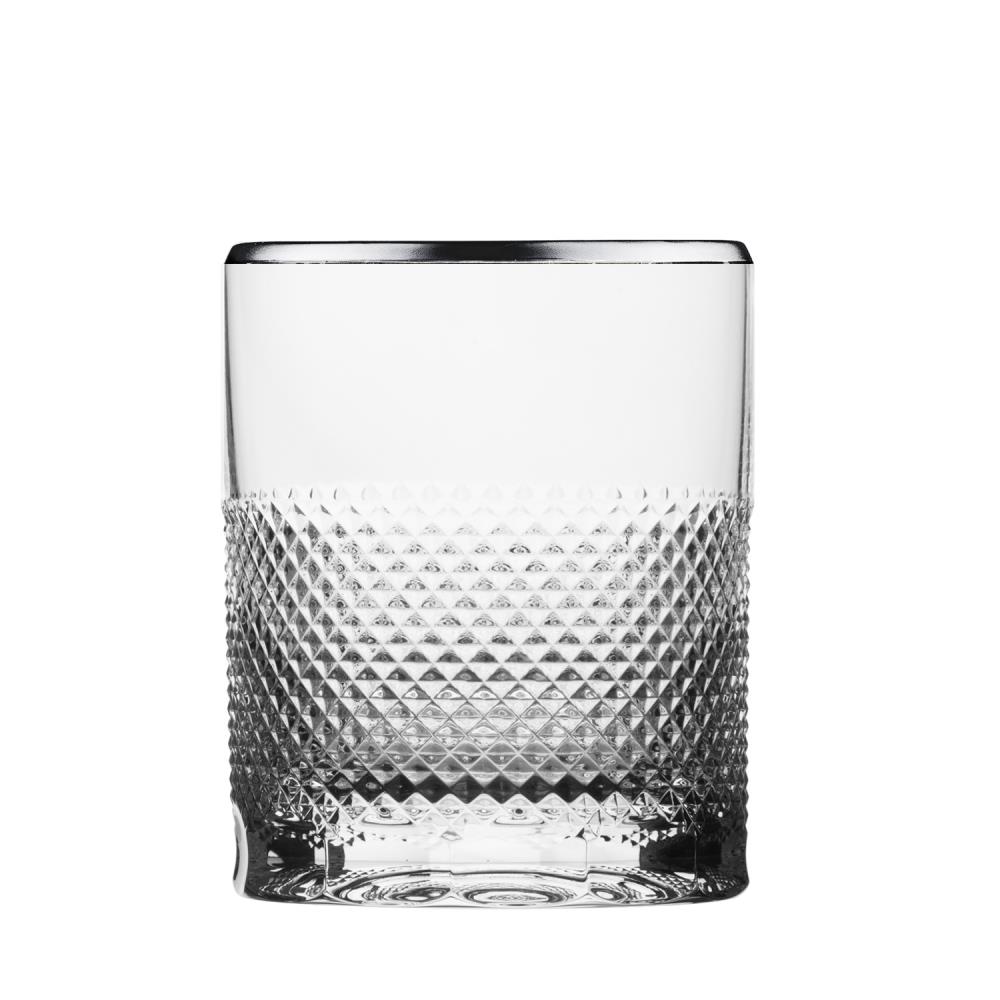 Whiskyglas Kristall Oxford Platin klar (10 cm)