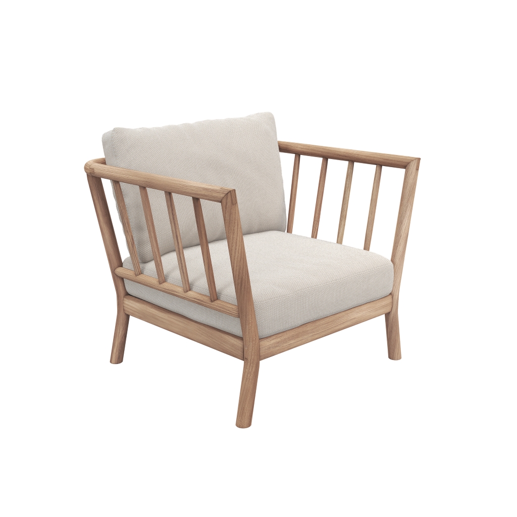 Fritz Hansen – Tradition Lounge Chair – Outdoor Loungesessel aus Teak