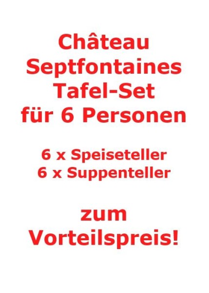 Villeroy & Boch Château Septfontaines Tafel-Set für 6 Personen / 12 Teile