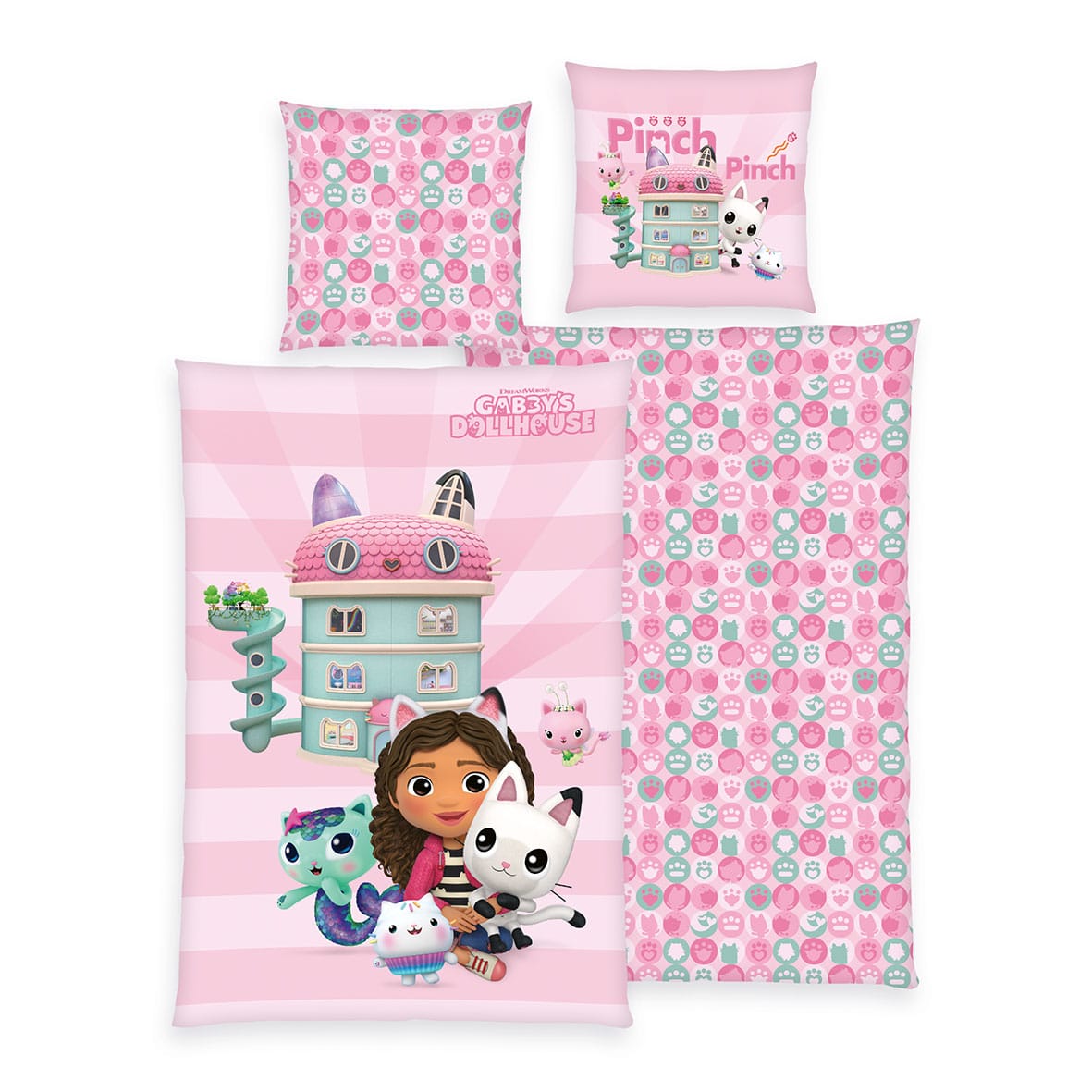 Gabby´s Dollhouse Bettwäsche – Pink Dreams