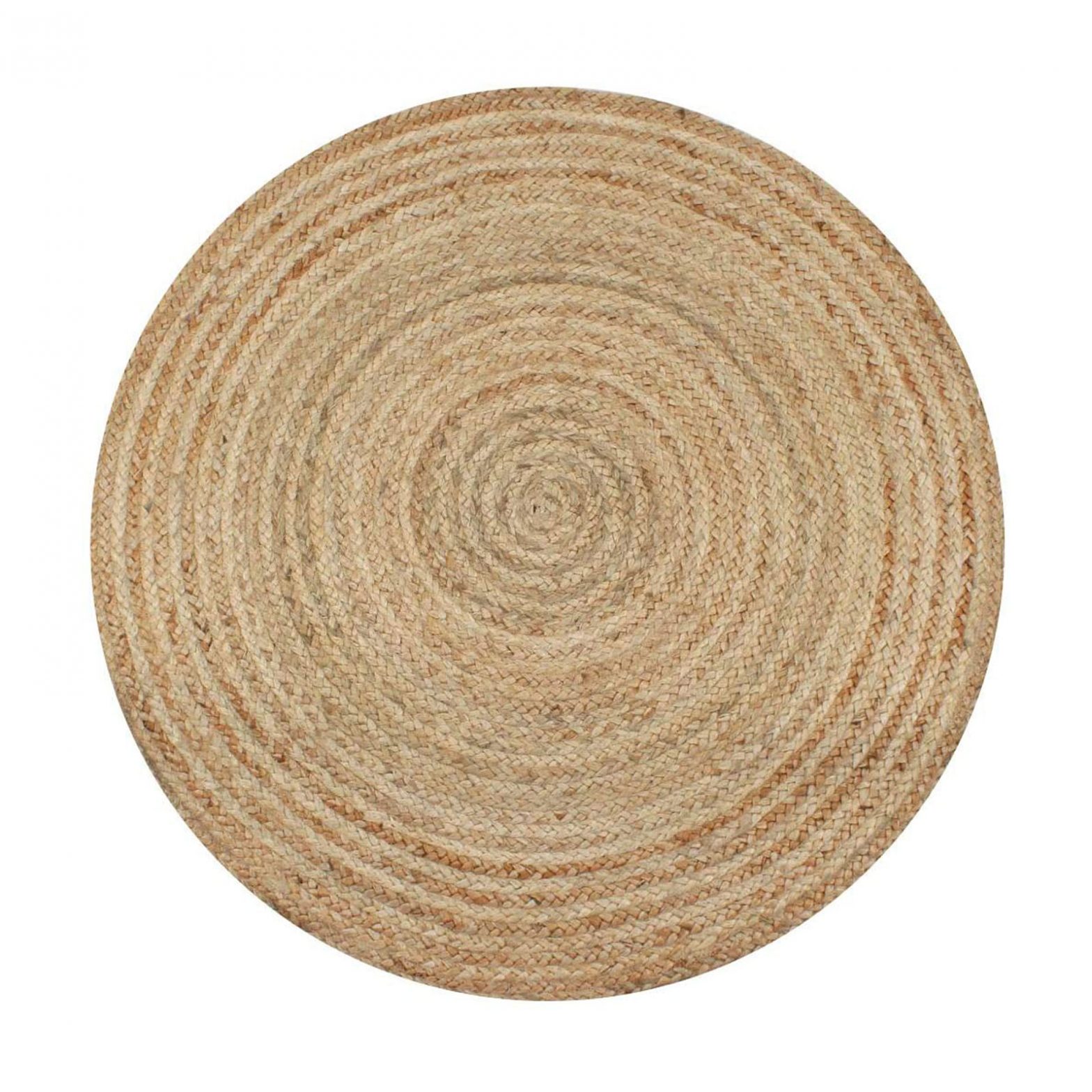 Jute Teppich Rund 100×100 cm