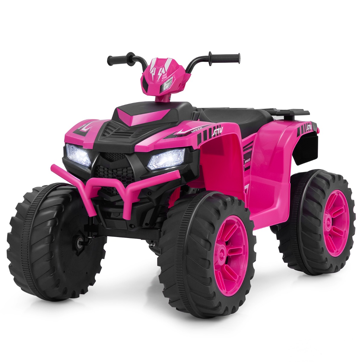 24V Elektro Kinderquad Elektroquad mit drahtloser Verbindung Elektro Quad Rosa