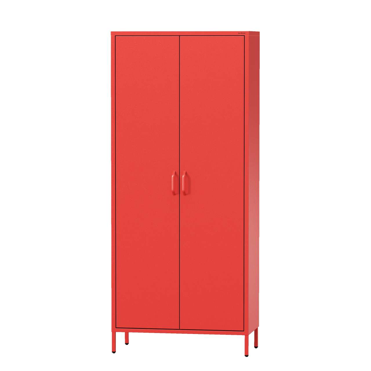 Kleiderschrank FLAVIO, 800 x 1850 x 450 mm, Modern: rot