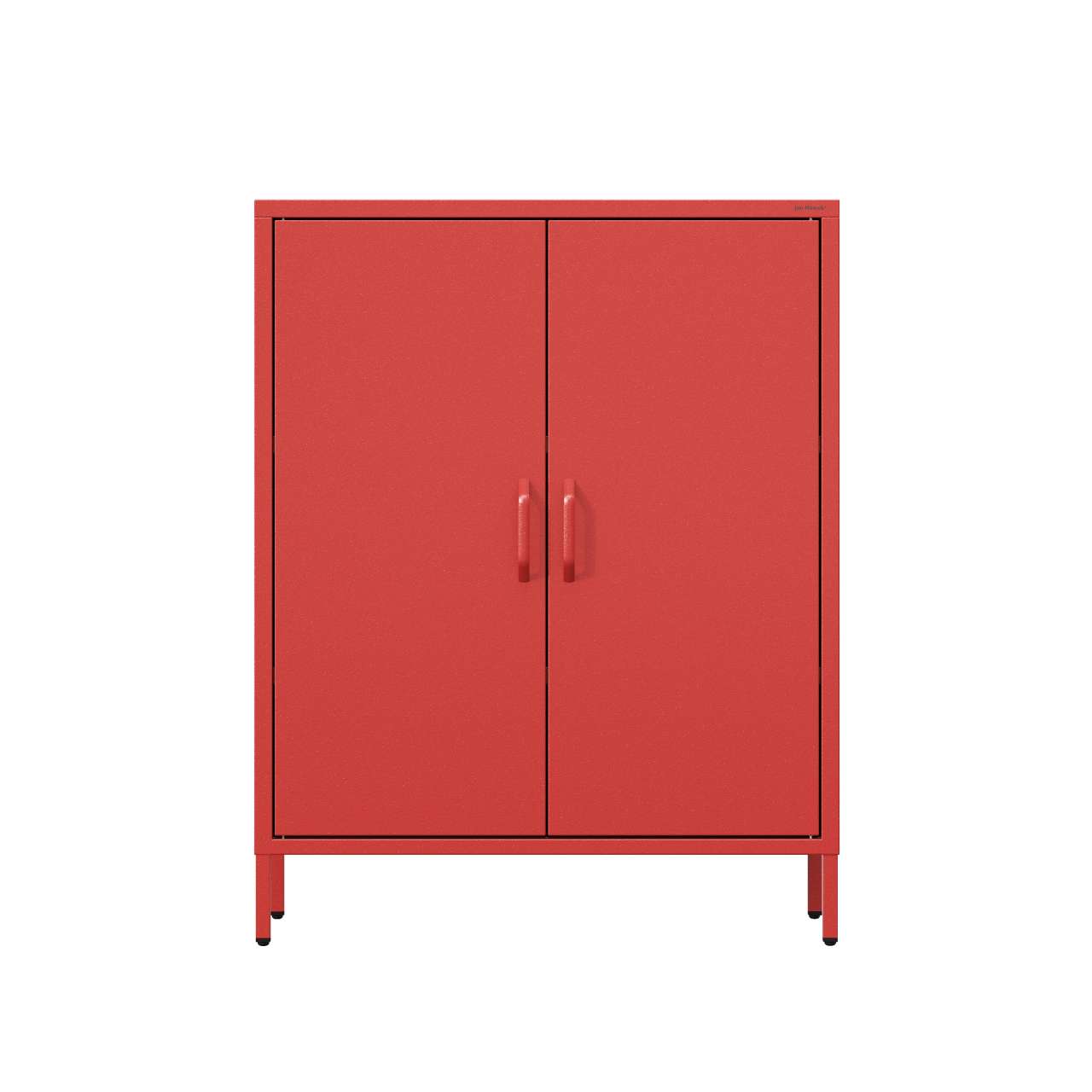 Kleiner Schrank VITO, 800 x 1015 x 400 mm, Modern: rot