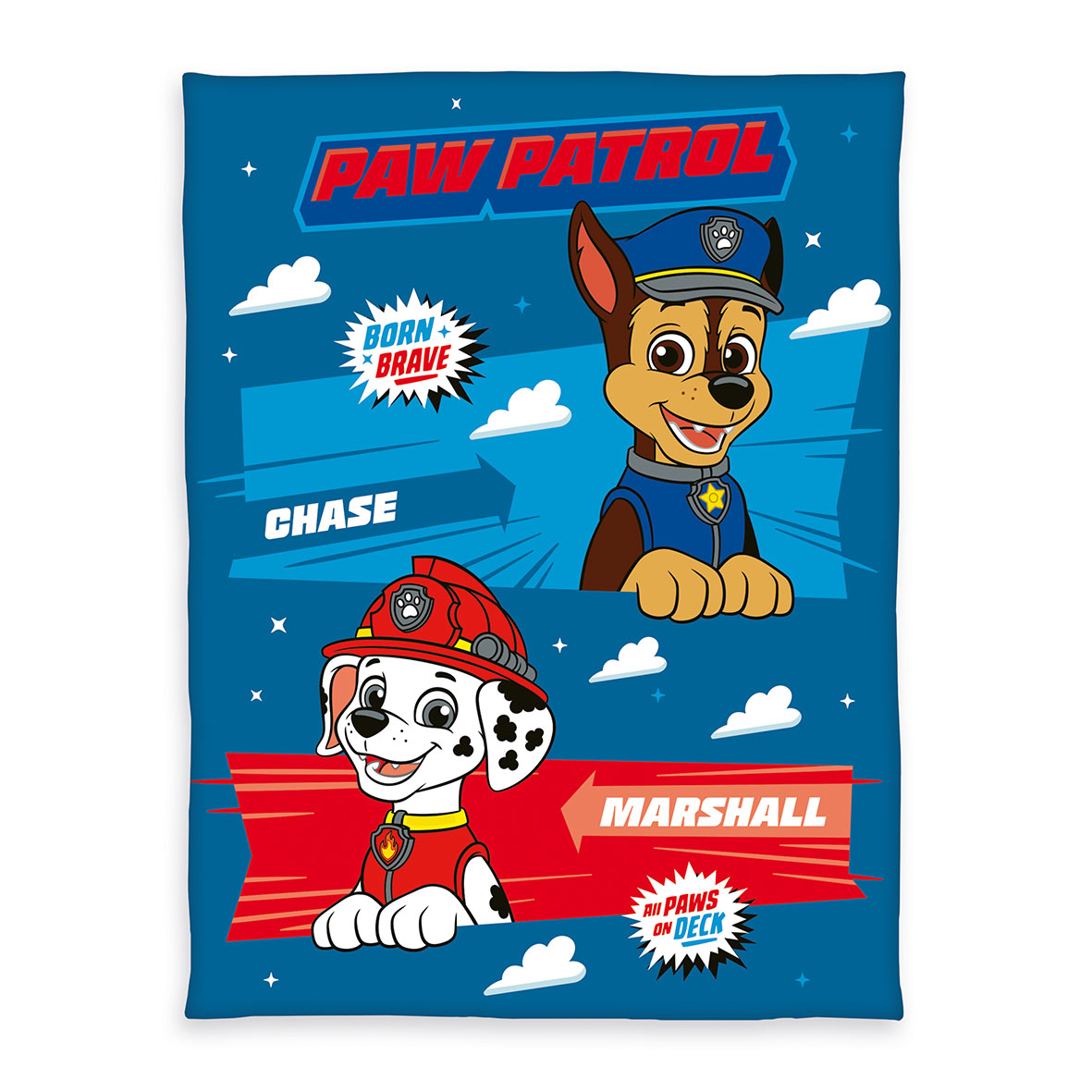 Paw Patrol Fleecedecke – Born Brave