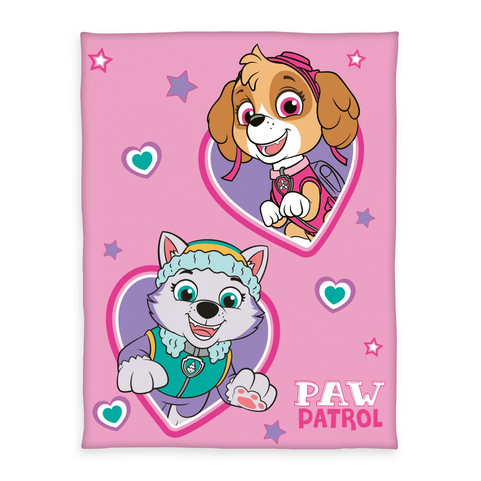 Paw Patrol Fleecedecke – Heart