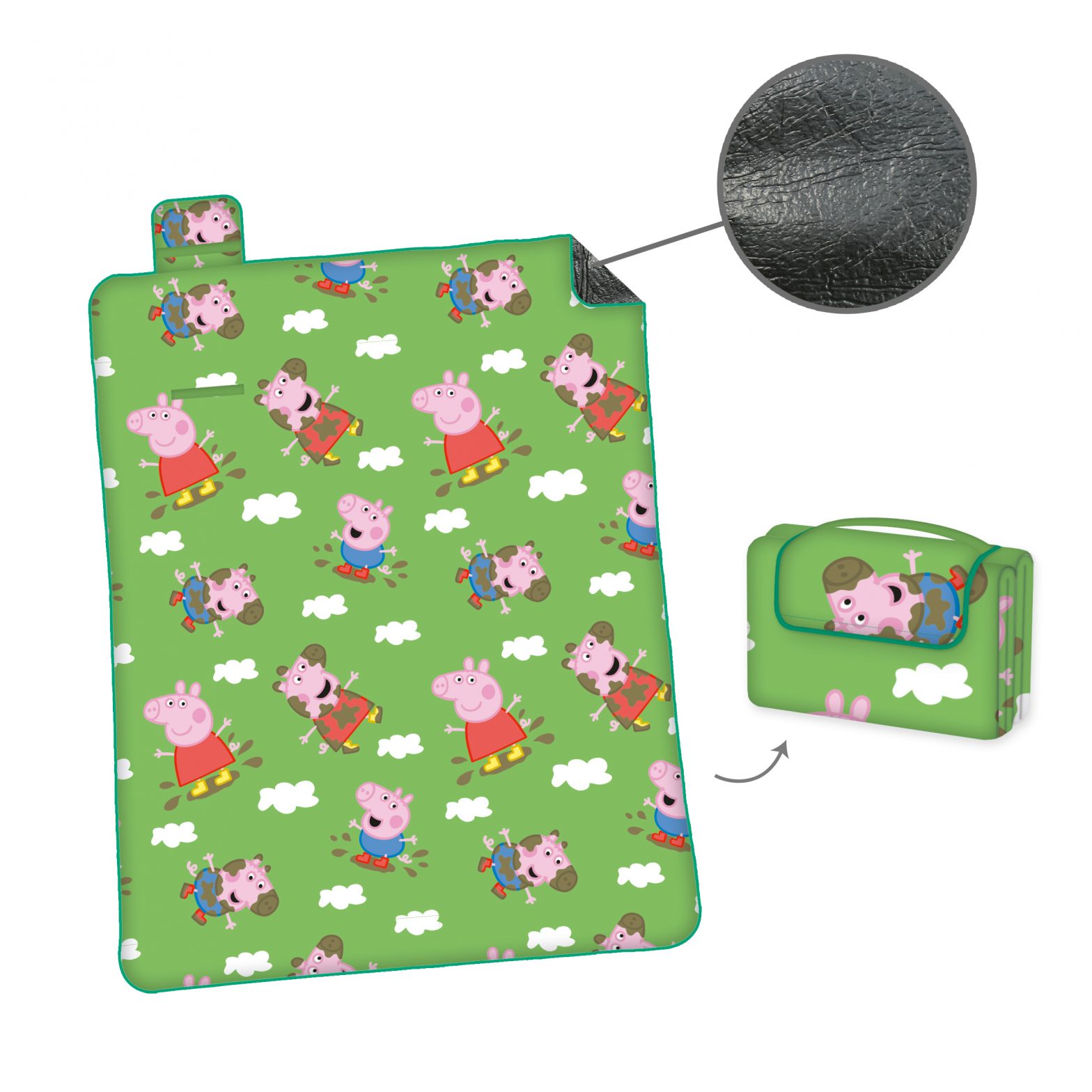 Peppa Wutz Picknickdecke – Peppa & Schorsch