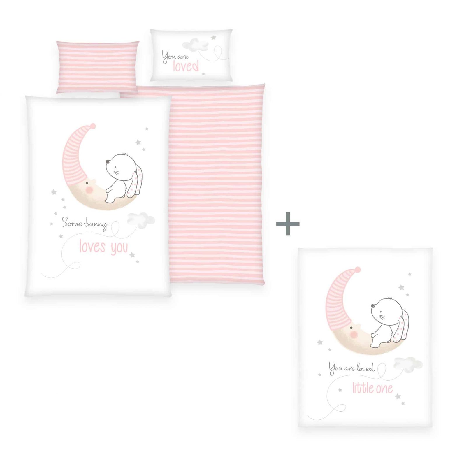 Produktset Little Bunny Bettwäsche & Decke