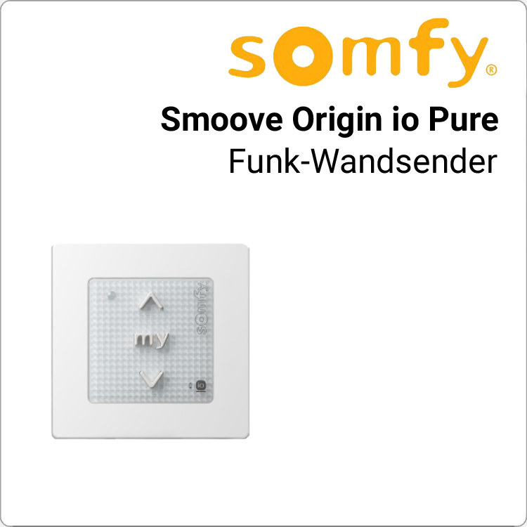 SOMFY Smoove Origin io Pure 1-Kanal Wandsender