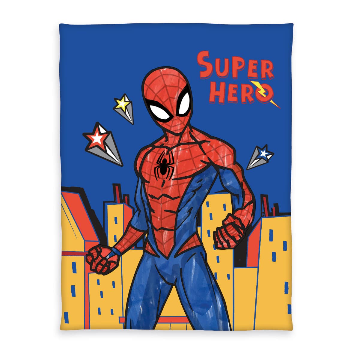 Spider-Man Fleecedecke – Super Hero