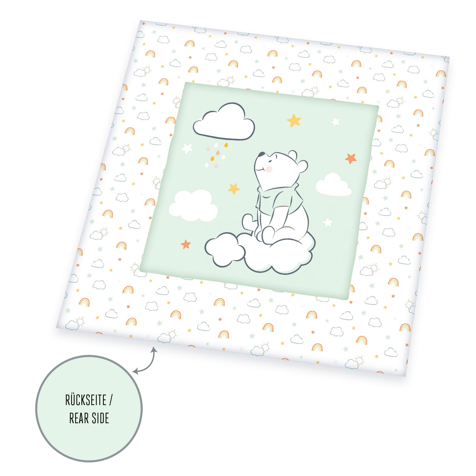 Winnie Pooh Krabbeldecke – Rainbow