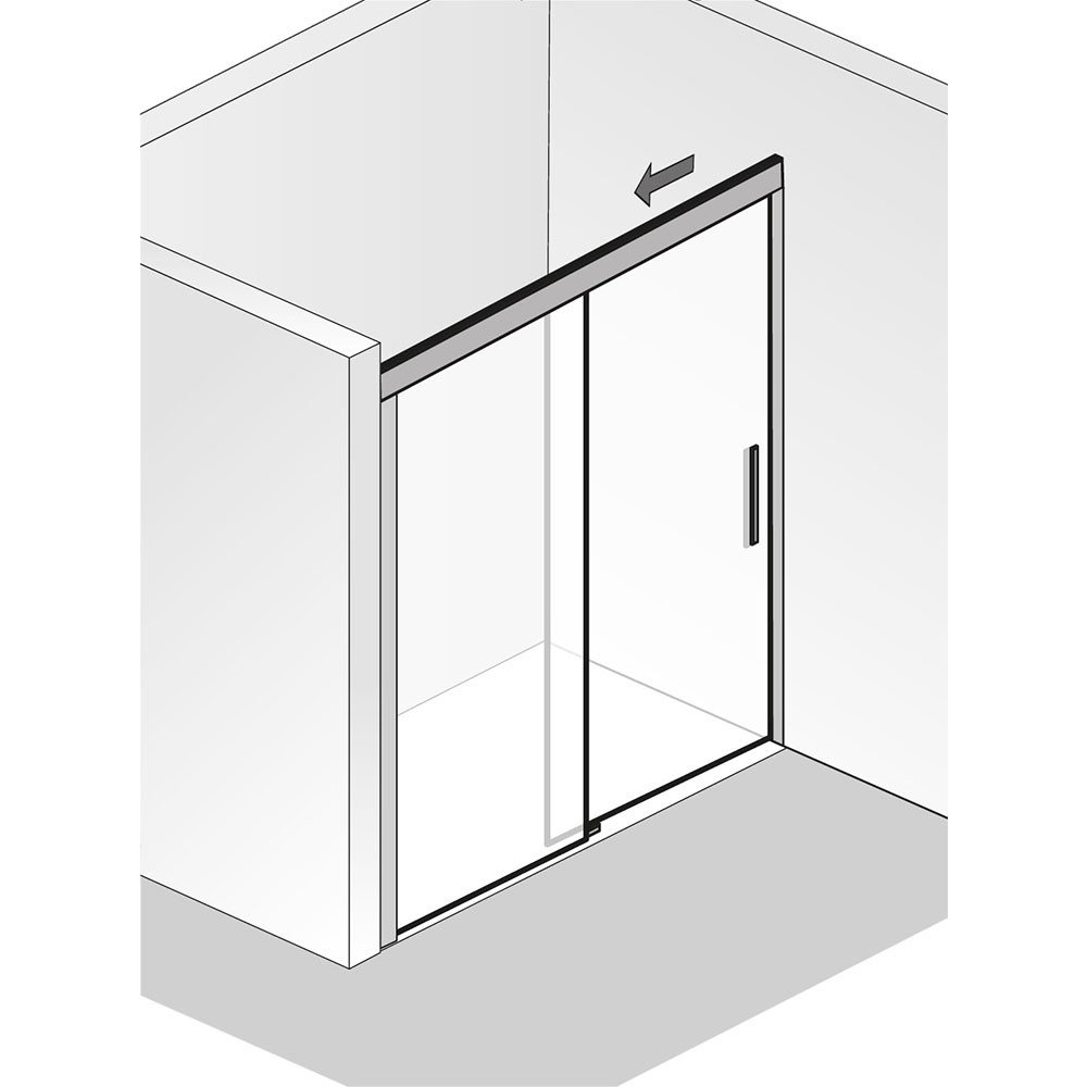 HSK Atelier Plan Schiebetür 2-teilig