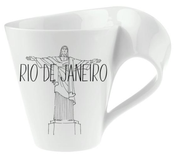 Villeroy & Boch NewWave Modern Cities Becher mit Henkel Rio de Janeiro   A U S L A U F !