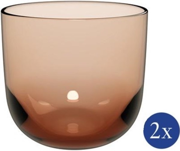 like. by Villeroy & Boch Like Clay Wasserglas / Saftglas / Cocktailglas Set 2tlg. 280ml