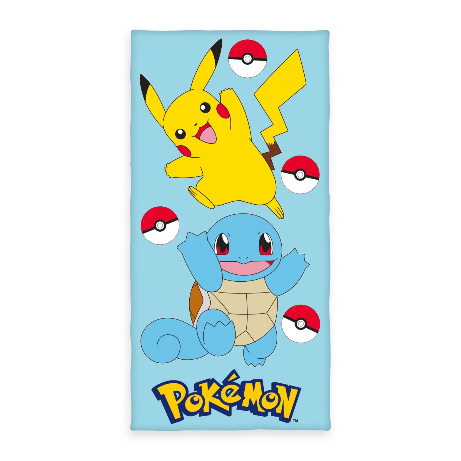 Pokémon Handtuch – Pikachu & Schiggy