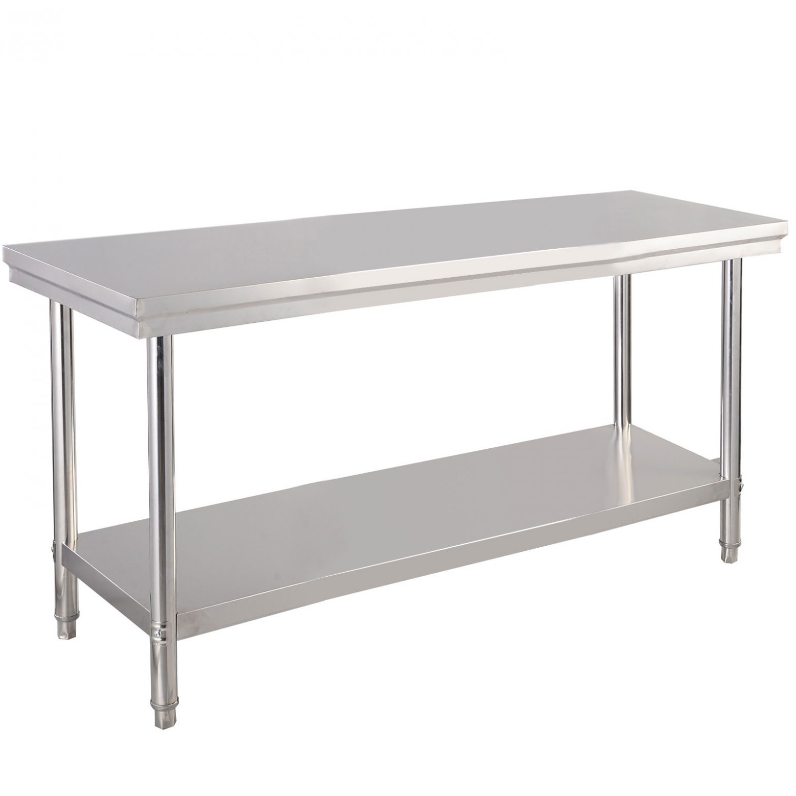 Edelstahl Küchentisch Arbeitstisch Gastro Tisch Edelstahltisch 122x61x90cm