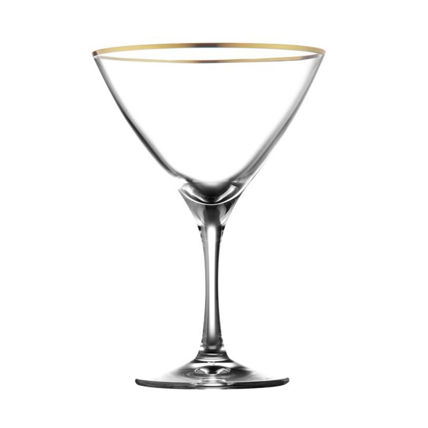 Cocktailglas Kristall Pure Gold klar (17,4 cm)