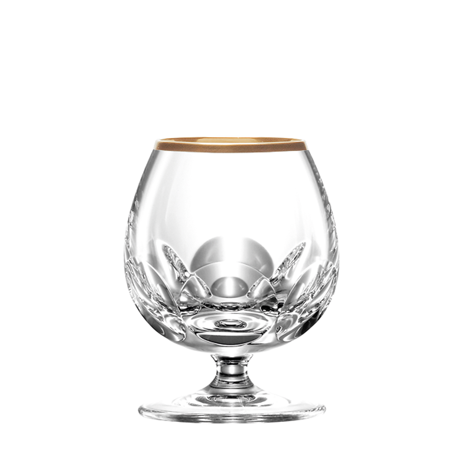 Cognacglas Kristall Palais Gold klar (10,6 cm)