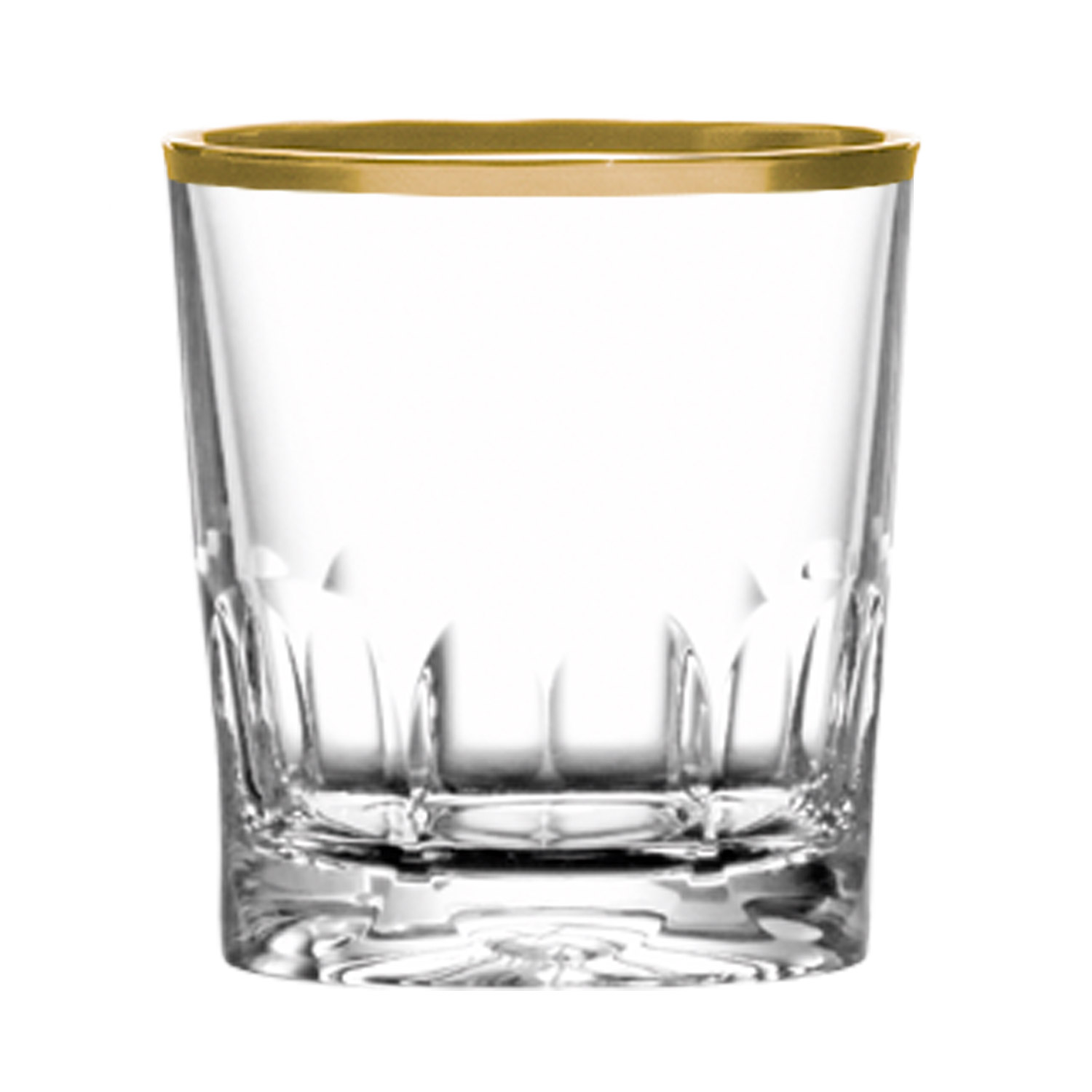 Whiskyglas Kristall Palais Gold klar (9,3 cm)