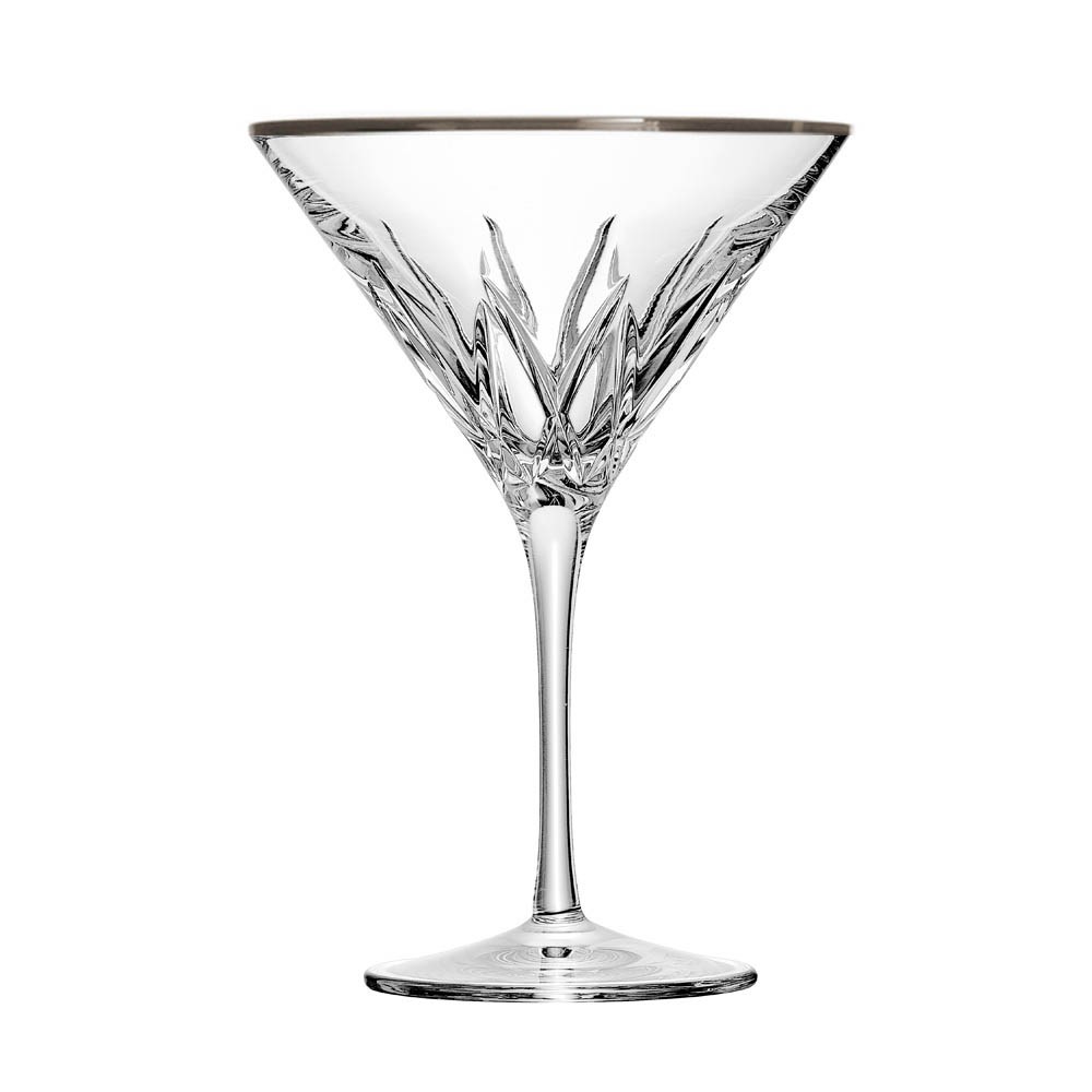 Cocktailglas Kristall London Platin klar (17,5 cm)